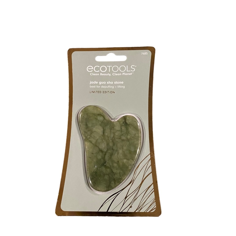 EcoTools Gua Sha Stone Jade Facial Tool NEW